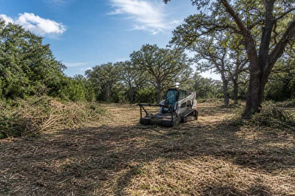 Brush-cleared property ready for site work near Temple, Texas